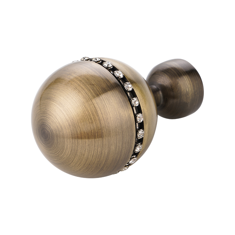 Finials cuirtíní greamaitheacha diamaint