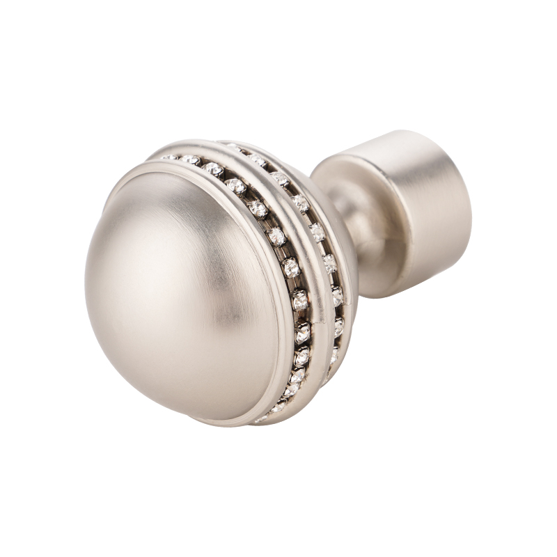 Finials cuirtíní greamaitheacha diamaint