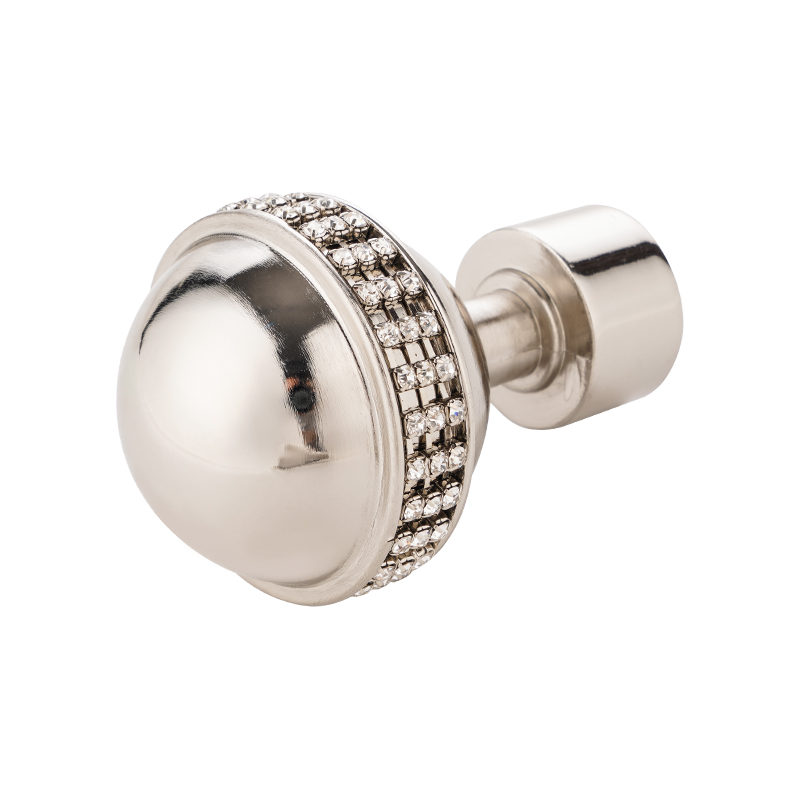 Finials cuirtíní greamaitheacha diamaint