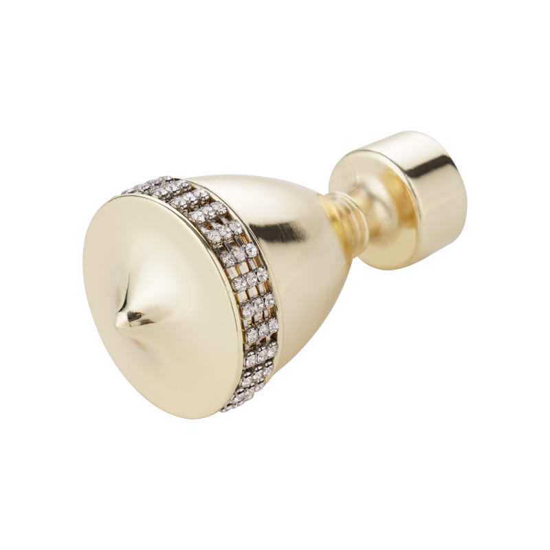 Finials cuirtíní greamaitheacha diamaint